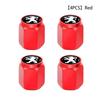 4pcs Car Wheel Tire Valve Caps Tyre Rim Stem Covers Universal For Peugeot Expert Rifter 206 307 C308 3008 207 208 407 508 2008