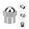 1/50pcs Tire Accessories Car Tyre Air Pressure Cap Car Wheel Tire Valve Stem Cap Chrome Plated Airtight Cover Plastic Round Head