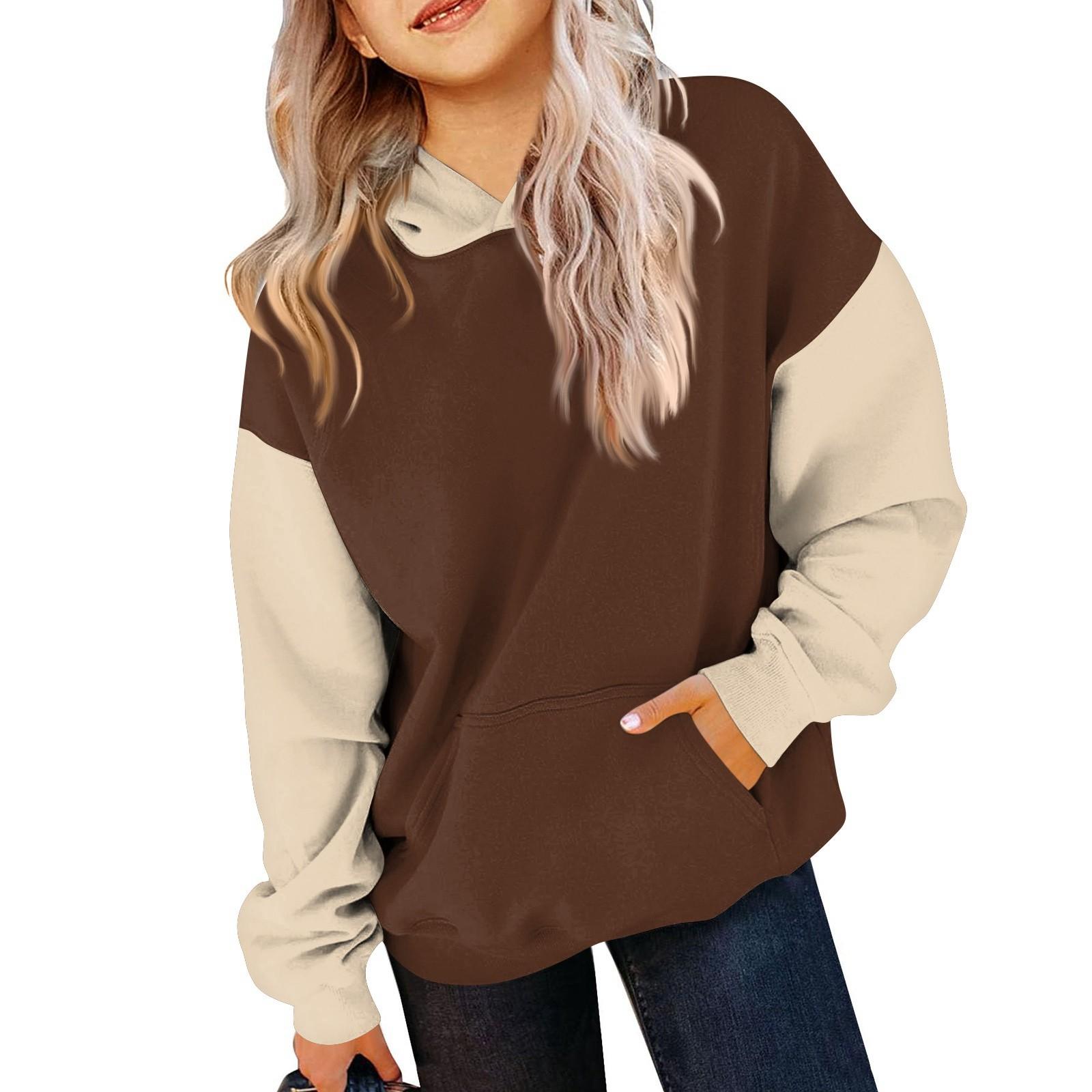 

Детская толстовка с капюшоном для мальчиков и девочек, однотонная, с длинными рукавами и карманом 100 хаки