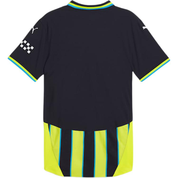 Puma Manchester City Football Club Series Ss24 Brand Logo Fashion Polo Short Sleeve Football Shirt Men Shirts Yellow Blue 775085-02