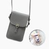 Portable Mini Touchable Screen Pu Leather Diaper Bag Cell Phone Pocket Wallet Crossbody Bag Travel
