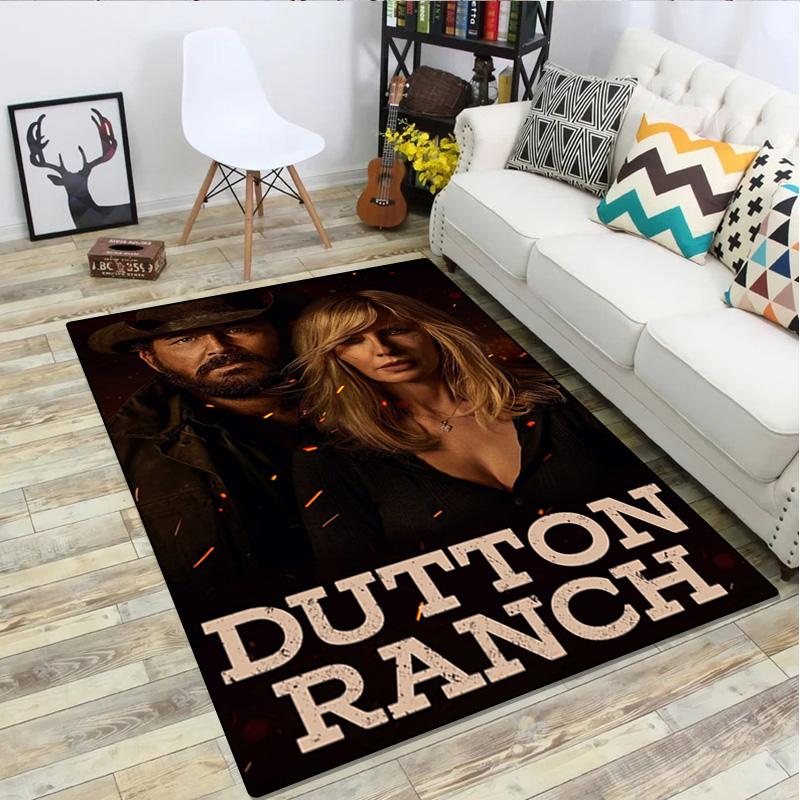 Dutton Ranch Carpet Office Decorative Carpet For Living Room Bedroom Door Mat Floor Rug Computer Chair Area Rug perfect holiday gift