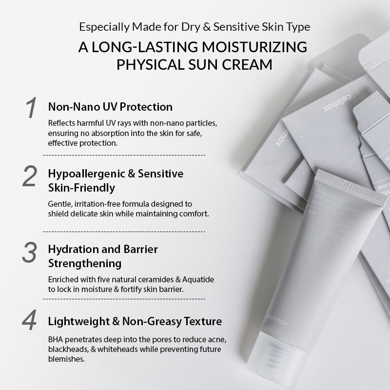 Vodnatý opalovací krém s dvojitou bariérou SPF 50+ PA++++ 40 ml ORIGINÁLNÍ OBCHOD