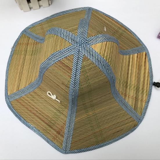 Summer Foldable Travel Beach Straw Sun Hat Wide Brim UPF 50+ UV Protection Cap