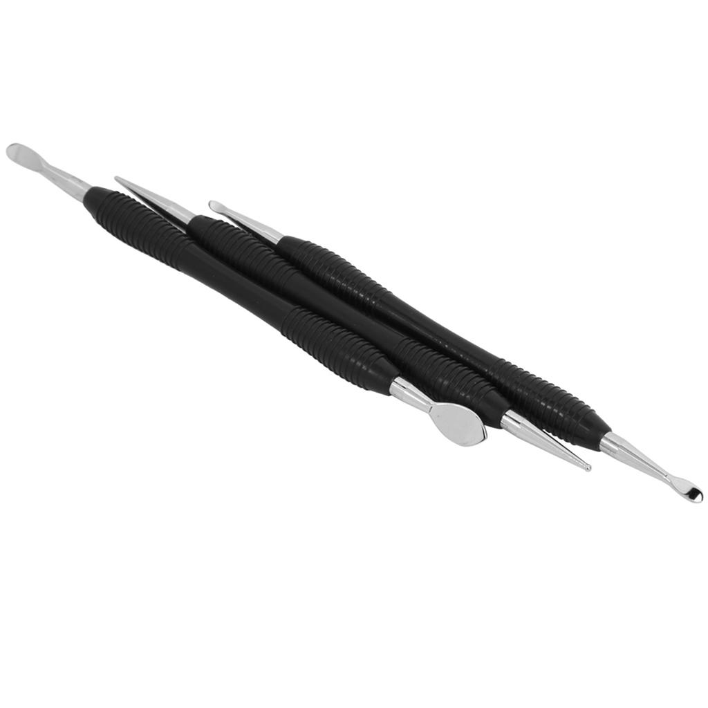 3PCs Carving Printing Tool Leather Craft Spoon Stylus Tool Set Kit Stationary Craft Collection