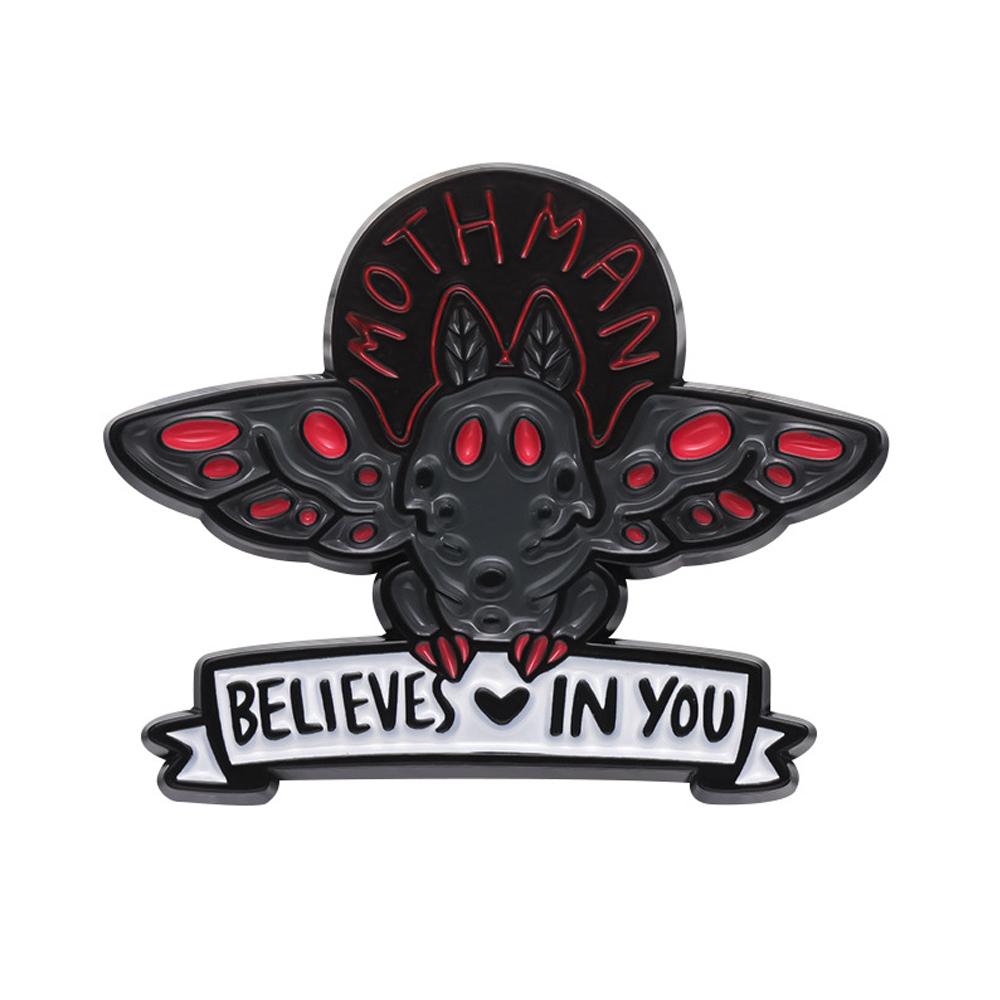 

Готический подарок на Хэллоуин в стиле ужасов значки на лацкан летучая мышь-вампир человек-мотылек для рюкзаков панк-эмаль броши для портфеля значки аксессуары