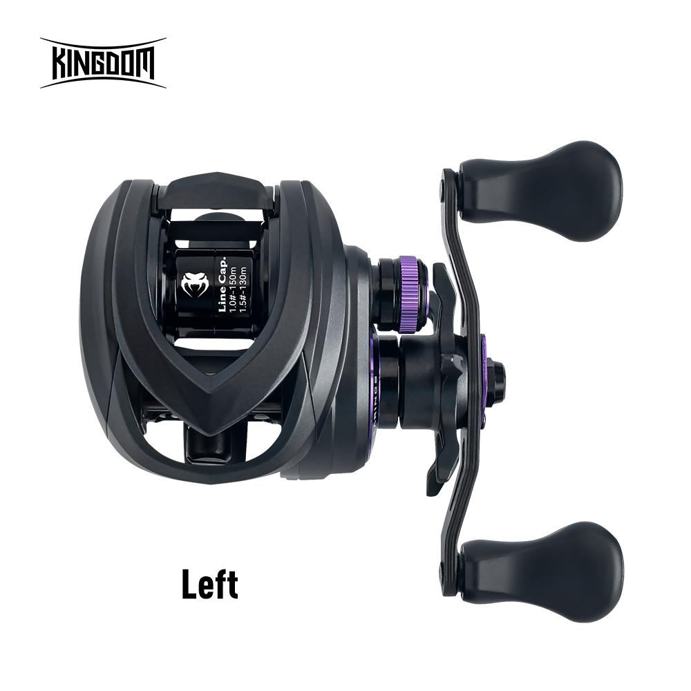 Рыболовная катушка Kingdom Micro Monster PRO для заброса приманки 138 г 7,6:1 высокоскоростная катушка для заброса приманки, сверхлегкая, 6+1 шарикоподшипников, шпули