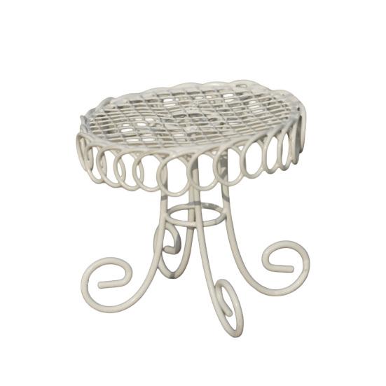 Yousheng Dollhouse Miniature Bistro Table/Chairs/Beach Umbrella Accessories, Metal 1:12 Scale Miniatures, Outdoor Coffee/Tea Furniture, Fairy Garden