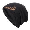 Cappello invernale caldo unisex Cappello lavorato a maglia ricamato di grano moda Uomo e donna Aggiungi berretto da sci spesso foderato in pelliccia