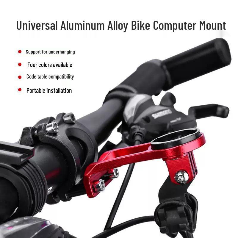 Aluminum Alloy Bicycle Computer and Light Mount for Road and Mountain Bikes