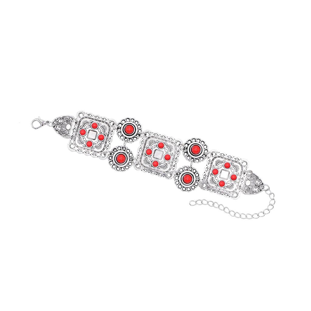 Bohemian Vintage Hollow Flower Finger Bracelet for Women Festival Turkish Slave Bracelets Beach Gypsy Tribal Bangle Sexy Jewelry