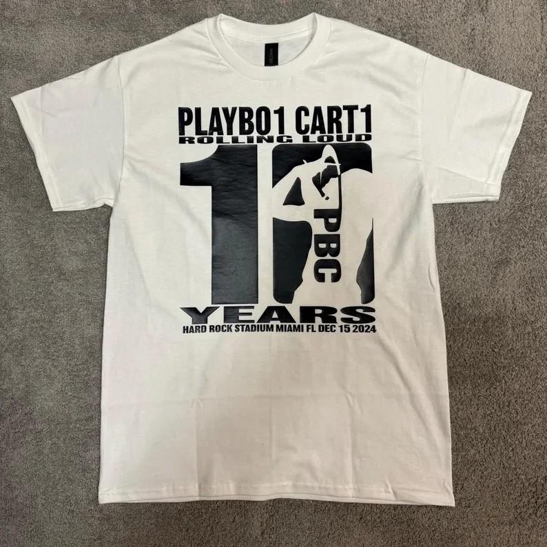 Playboi Carti Rolling Loud Мерч Футболка Взрослая S 5XL K929 Унисекс Футболка S
