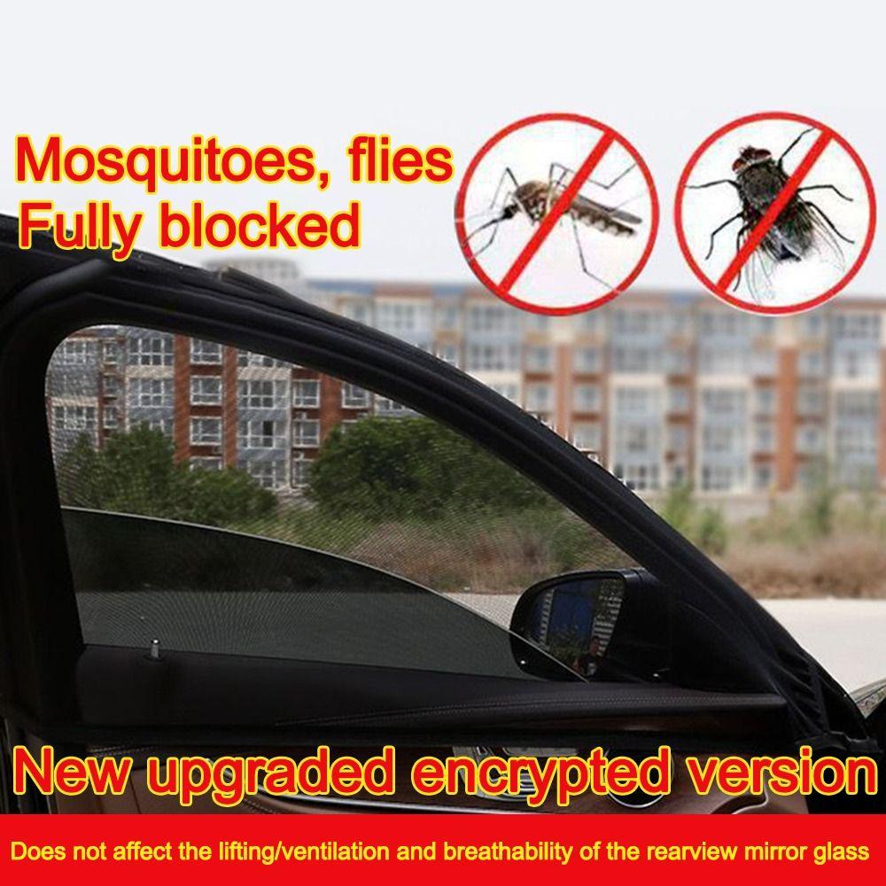 

2 шт. комарів доказ сонцезахисний крем автомобіль вікно щит сітка захист конфіденційності автомобільні штори вікно автомобіля Front Window