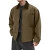 Men's Solid Color Camouflage Outdoor Sports Jacket Men's Pocket Button Casual Jacket