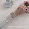 Korean Wind Round Candy Color Silicone Watch Women'S Junior High School College Wind Test Civil Servant Quartz Watch