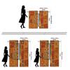 Piece Set High Definition Digital Printed Curtain Colorful Patchwork Style Curtainhome Decoration Bohemian Made Of Polyester Washable
