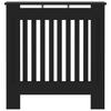 vidaXL Chipboard Radiator Cover Black 78 Cm