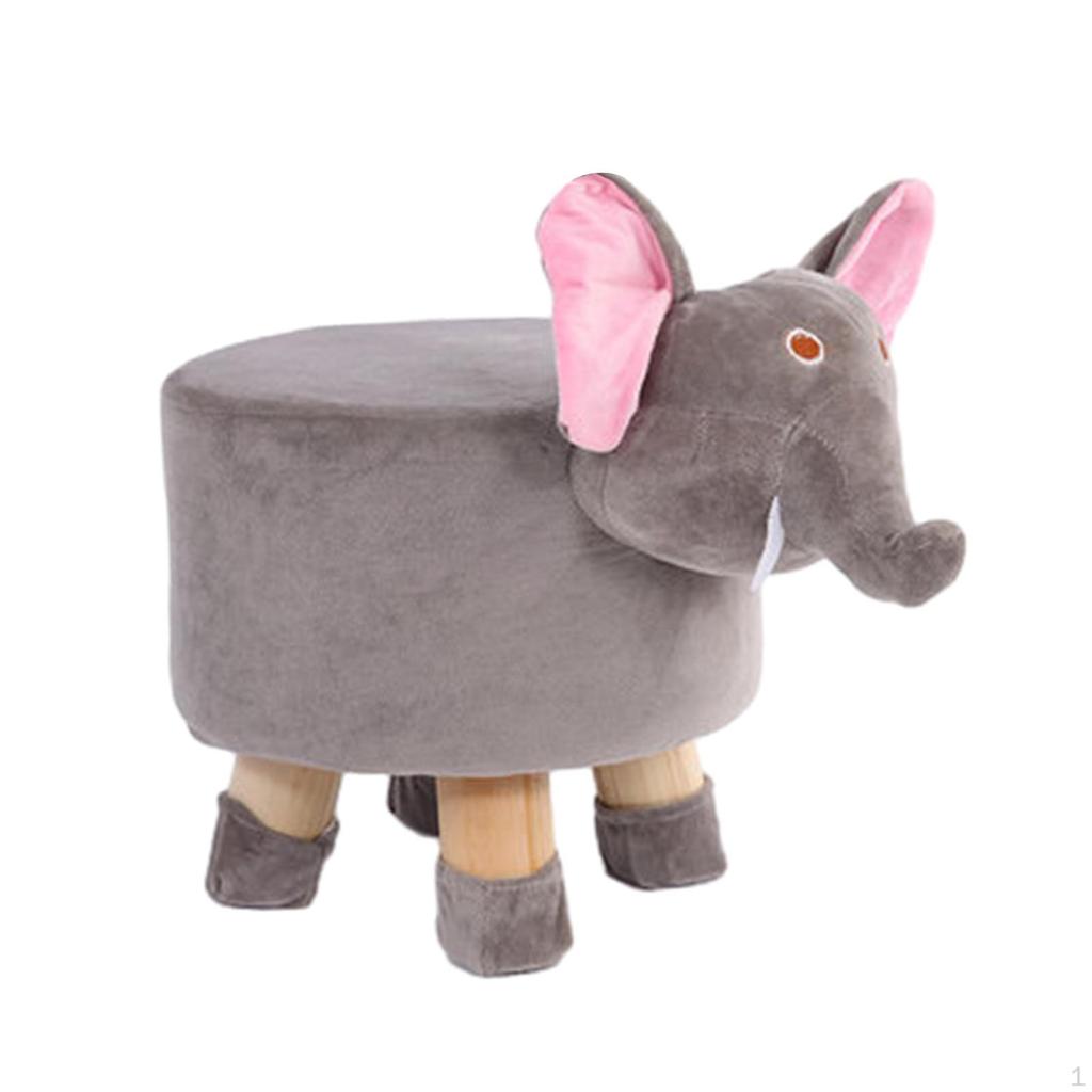 Foot Rest Stool Decorative Stable Mute Bottom Pads Ottoman Round Footstool for