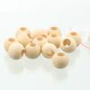 8mm 10mm 12mm 15mm 20mm-50mm Round Natural Wood Loose Big Hole Eco-friendly Beads for DIY Crafts Woodcraft Jewelry Bracelet Making Accessories