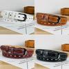 Needle Hollowout Womens Buckle Belt Versatile Decor Pu Leather Korean Casual