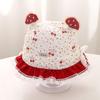 Spring & Autumn Cute Bow Baby Girl Bucket Hat - Stylish, Breathable Sun Protection