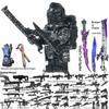 Metro Compatible Xuanyuan Level 7 Power Building Block Figure Game for Peace Summer Vacation Weapon Set Toy Joint