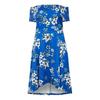 Womens/Ladies Floral Off Shoulder Midi Dress