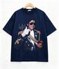 Ρετρό Μπλουζάκι Michael Jackson Δημοφιλές Casual Oversized Streetwear Καλοκαίρι 2026 Ανδρικά Γυναικεία Βαμβακερά Ρούχα Y2k Στυλ Αθλητικά