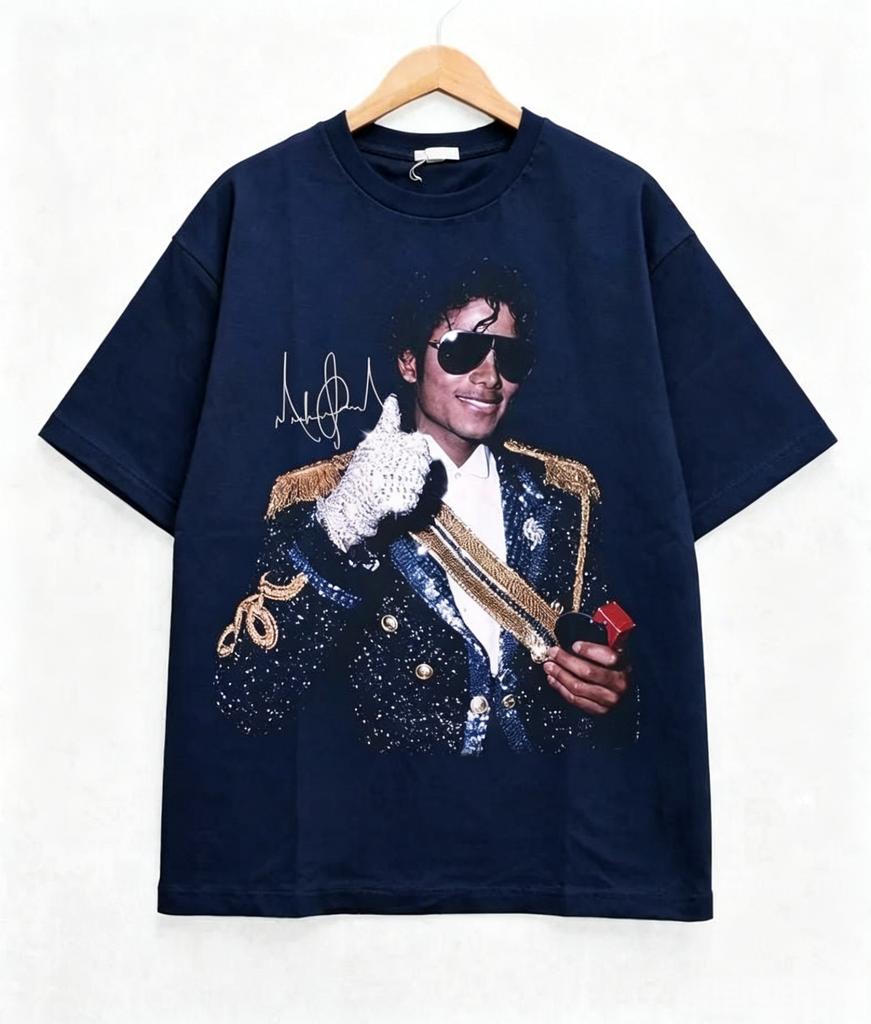 Ρετρό Μπλουζάκι Michael Jackson Δημοφιλές Casual Oversized Streetwear Καλοκαίρι 2026 Ανδρικά Γυναικεία Βαμβακερά Ρούχα Y2k Στυλ Αθλητικά