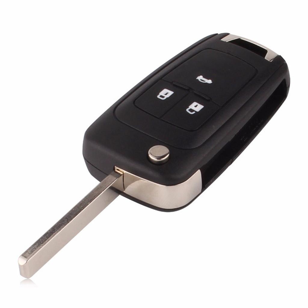 3 Button Flip Key Shell for Opel for Vauxhall for Chevrolet for Buick
