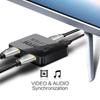 4K HDMI Splitter 1x2 1x4 HDMI Switch 1 In 2 Out Video Distributor Splitter 1080P Dual Display for TV PC Laptop Monitor Projector
