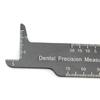 Aluminum Dental Precisions Measuring Ruler Dental Care Measurement for Accurate Endodontic Scaling & Tooth Assessment