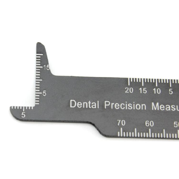 Aluminum Dental Precisions Measuring Ruler Dental Care Measurement for Accurate Endodontic Scaling & Tooth Assessment