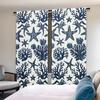 Set Of 2 Ocean Style Window Curtain Valance Country Inspired Short Curtains Living Room Bedroom Dining Home Decor Polyester Ideal For