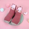 Cartoons Plush Sleep Bed Sock Baby Toddler Socks Floor Sox Anti-slip Slippers Coral Fleece Sock