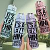 1PC Its A Xena Thing Slogan Print 750ml Color Plastic Sports Water Bottle Leakproof Flip Straw Lid Suitable for Sports Office Home Use