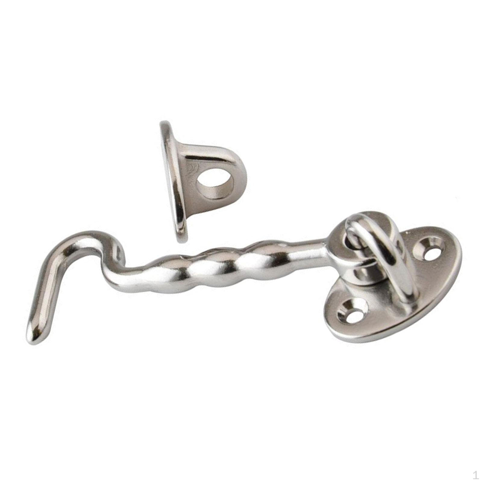 

Cabin Hook And Eye Latch Easy Installation for Window Gates Marines