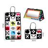 Baby Haha Mirror Car Hanging Toy Car Rear Seat Pendant Foldable Baby Vision Training Pattern Car Hanging