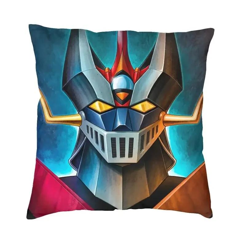 Goldorak Grendizer poszewka na poduszkę na sofę Anime UFO Robot Goldrake luksusowa poszewka na poduszkę kwadratowa druk 3D niestandardowa poszewka na poduszkę