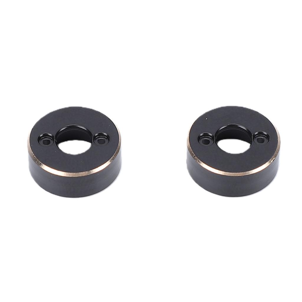 2 Pcs RC Rear Axle Weights Fit for SCX30 1 30 Scale Model RC Brass Diff Counterweights Upgrade Part