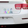 Cute Car Sticker Adorable Wide Use Good Visual Effect