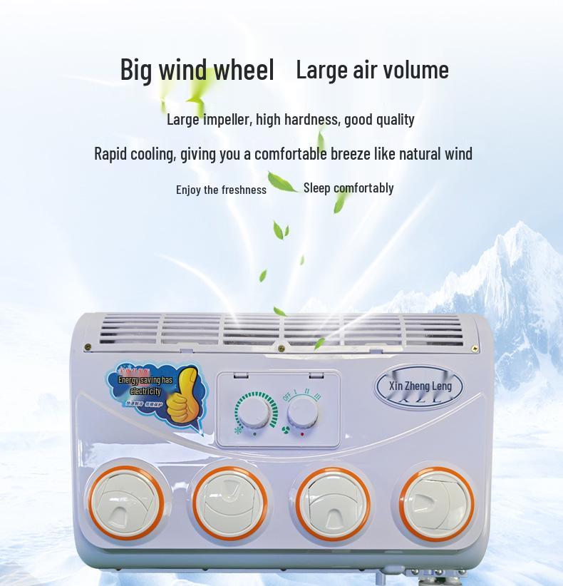 Aparat de aer condiționat de perete 12/24V DC pentru camioane, combine, tractoare și vehicule