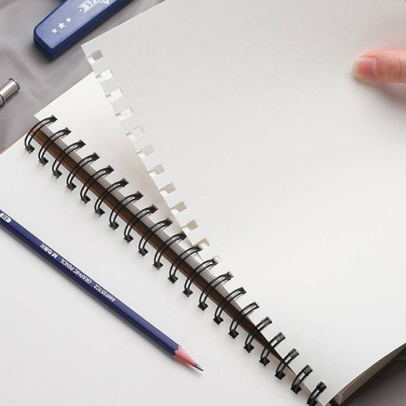 8K/16K Sketchbook Thick Paper Brown Spiral Notebook Professional Artist Graffiti Painting Book Art School Stationery