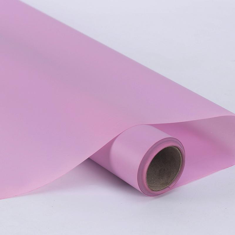 58CMx10M/2 volume Waterproof Floral art Wrapping Paper Roll Solid Color florist fresh flower wrapping paper Materials Fog paper