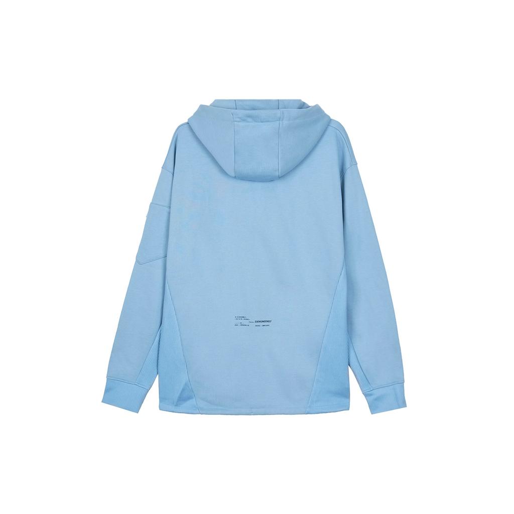Jordan Engineered Fleece Hoodie With Letter Print Men Tops Blue DV7682-427