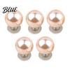 Anti-exposure Buttons for Women 5Pcs Fake Pearl Clothing Removable Decorative Brooch Pins No No-sew Shirt Sew Safety Pins Neckline Embellishment,