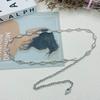 Elegant Female Metal Waist Chain With Water Diamond Embellishment For Summer Fashion Accessory