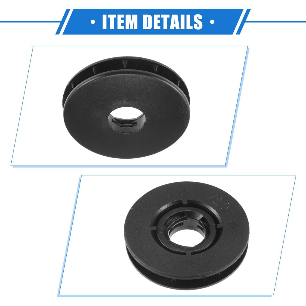 VekAuto Ford Car Holder Retainers Set of 2 Durable Plastic Black Floor Mat Retainers Clips