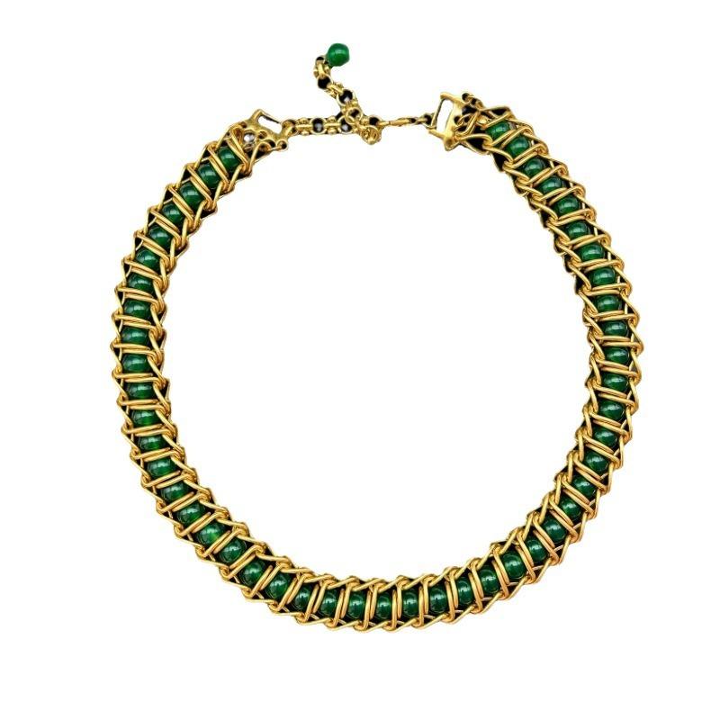 National Style Handmade Agate Bead Heavy Industry Retro Fashion Versatile Temperament Necklace Bracelet Earring Set