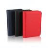 4 Pockets Side Loading Zipper Card Album Pu Leather 160 Cards Binder Tcg Game With Sealed Fixed Pockets Pages For Mgpkmfowygo